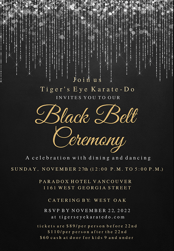 Black Belt Ceremony Invitation 2022 pic 2